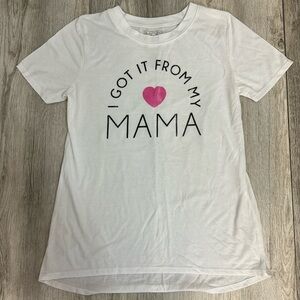 Modern Lux I got it from my Mama XS short sleeve shirt